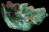 Silky, Fibrous Malachite Crystals - Morocco #42000-1